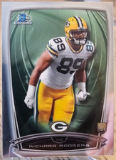 2014 Bowman Chrome Richard Rodgers RC #213 Green Bay Packers