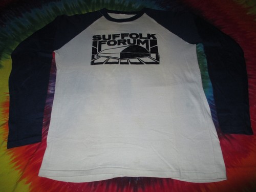 CAMISETA AZUL SUFFOLK FORUM COMMACK NY JERRY GARCIA BAND 77-78 CREW 3/4-XL - Imagen 3 de 3
