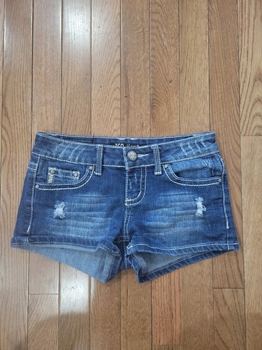 SIZE 1 ZCO JEANS Bling Pocket Jean Shorts INVPV1083 - Picture 1 of 3