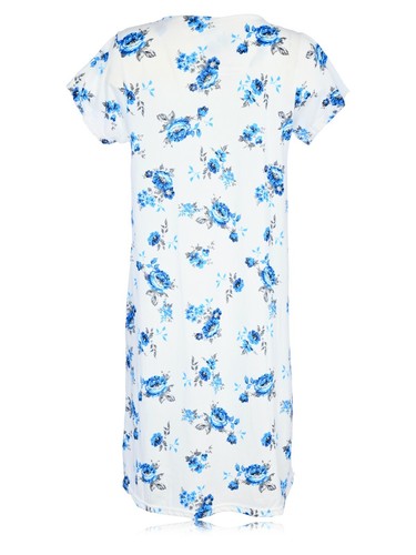 JEFFRICO Nachthemden für Damen Kurzarm weiche Nachtwäsche bequeme Nachthemden 801 - Bild 32 von 40