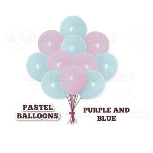 10-50 Macaron Pastel Balloons Birthday Unicorn Ballons Baby shower Party BalonUK - Picture 16 of 23