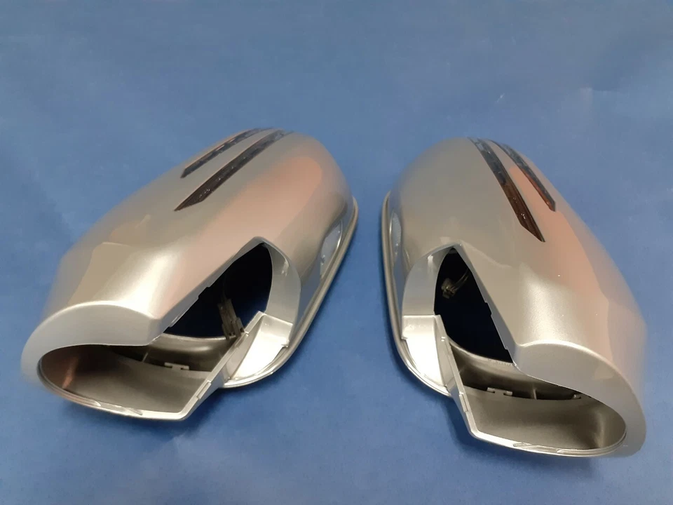 2 支箭头 LED 银门镜罩适用于 1996 - 2004 Mercedes BENZ R170 SLK-CLASS — 第 4/4 张图片