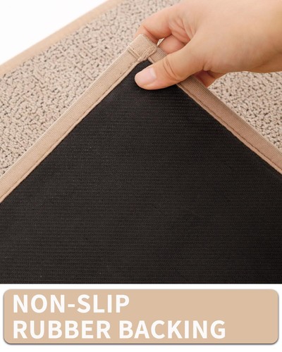 Non-slip Stair Treads Wooden Steps Indoor 15 Pcs 8"x30"carpet For Residue Free - Picture 4 of 8