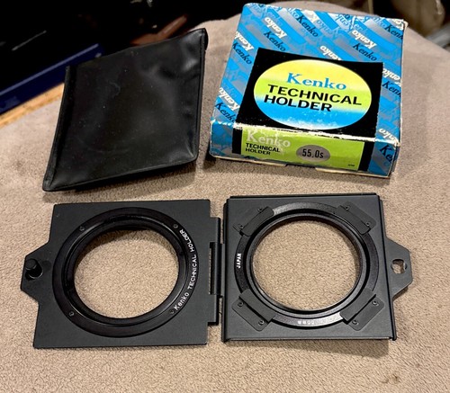 Kenko Technical Holder 55mm GEL Filter Holder *Made in Japan *NEW w/ Case - Picture 7 of 13