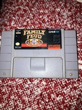 Family Feud Video Game Cartridge - Super Nintendo (SNES) - Tested & Cleaned