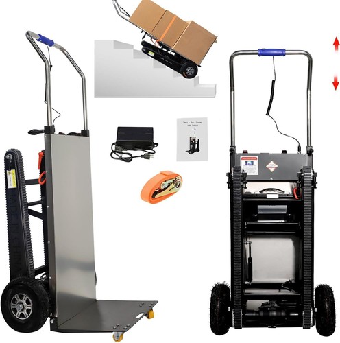Electric Stair Climber Cart 661lb Capacity Heavy Duty Hand Truck Dolly New Style - Picture 2 of 9