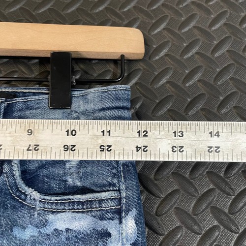 Legacy Edition Kids Blue Denim Jeans Distressed Paint Splatter Boys Jeans Size 7 - Picture 5 of 7