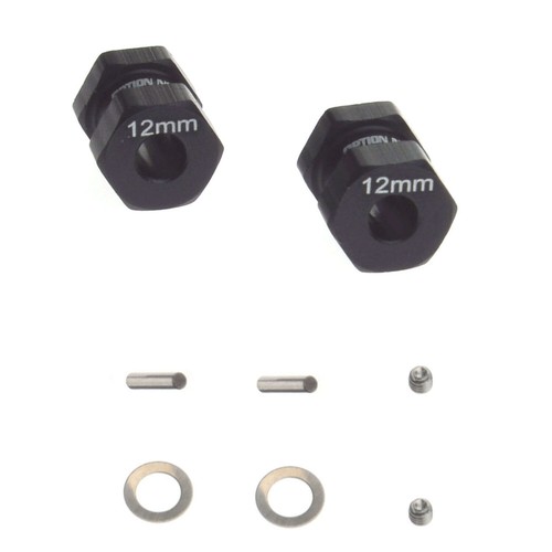 Truck Wheel Tires w/Adapters For TAMIYA CW-01/Midnight Pumpkin/Montero/Lunch Box - Picture 5 of 9