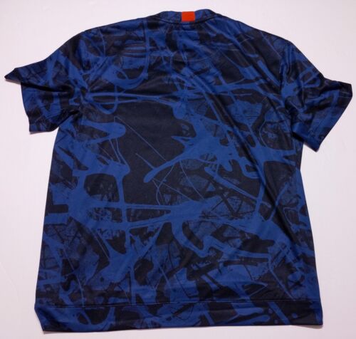 NIKE Ole Miss Rebels Short Sleeve Performance Shirt Blue Camo Large L - Picture 10 of 10