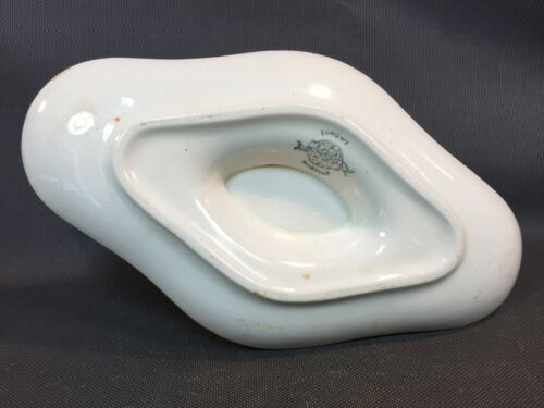 Ancienne saucière en céramique de table Longwy S.F.N.G.R Moselle vintage - Bild 10 von 11