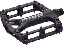 Reverse Black ONE Flat Fahrrad Pedal schwarz/lila
