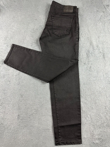 Aeropostale Mens 36/32 Skinny Fit Straight Leg Black Denim Jeans - Picture 5 of 13