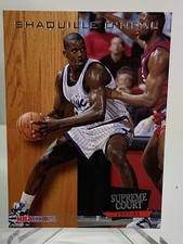 1994-95 SkyBox Hoops Supreme Court Shaquille O'Neal Basketball Card #SC4