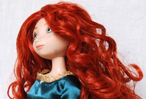 Disney Brave Merida klassische Puppe mit Angus Pferd Plüsch - selten - Bild 13 von 13