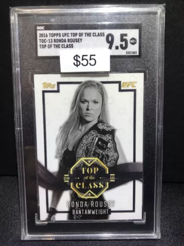 Ronda Rousey 2016 Topps UFC Top Of The Class #TOC-13 SGC 9.5 
