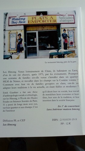 Gauthier les Hmong du Laos ethnologie sociologie Gard rare épuisé envoi - Foto 8 di 8