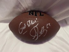 Indianapolis Colts JEFF SATURDAY Signed NFL Football