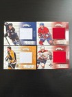 2003-04 Upper Deck Classic Portraits HOCKEY HEADLINERS Jersey 4 Cards NASLUND ++