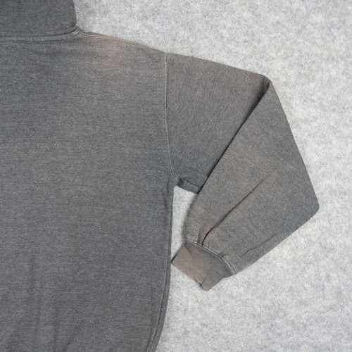VINTAGE Yosemite Felpa Uomo Piccola Grigio Felpa con Cappuccio Pullover Prairie Mountain anni 90 - Foto 12 di 17