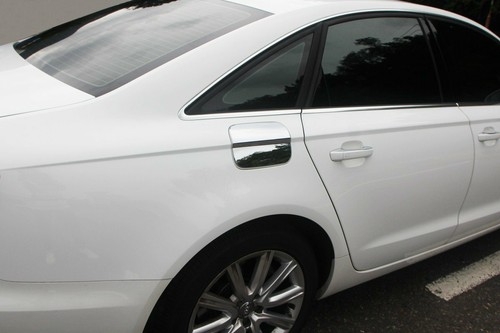 Auto Clover Chrome Fuel Cap Door Cover Trim for Audi A6 2011 - 2018 - Picture 3 of 7