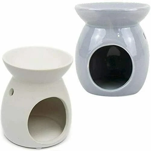 SET OF 4 STANDARD DESIGN OIL BURNERS TEA LIGHT HOLDERS BURNER CERAMIC ESSENTIAL - Picture 5 of 5