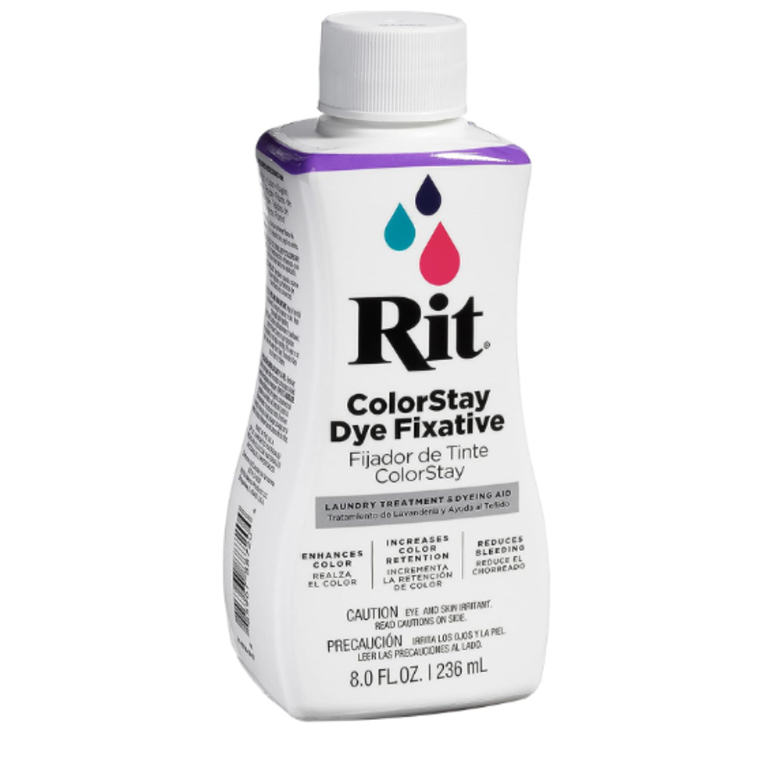 Rit ColorStay Dye Fixative, Locks In Color To Reduce Fading, 8 Oz.