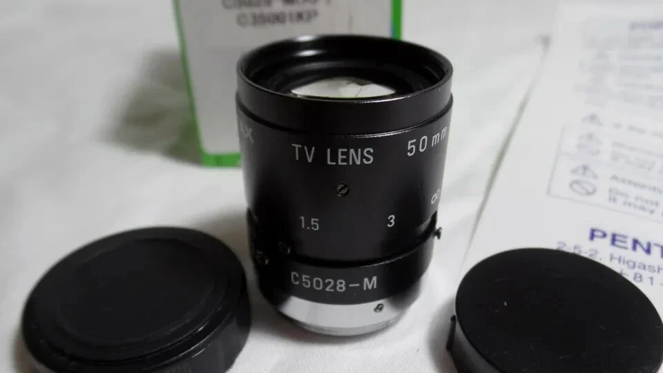 a Vintage Cosmicar Pentax F2.8/50mm M25 Japan Lens C-mount C35001 C5028-M 1395 - Image 3 of 4