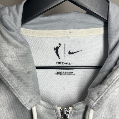 Nike Women’s L Gray WNBA Logowoman Team  Tie-Dye Full-Zip Hoodie DV6448 Clark TT - Picture 4 of 6