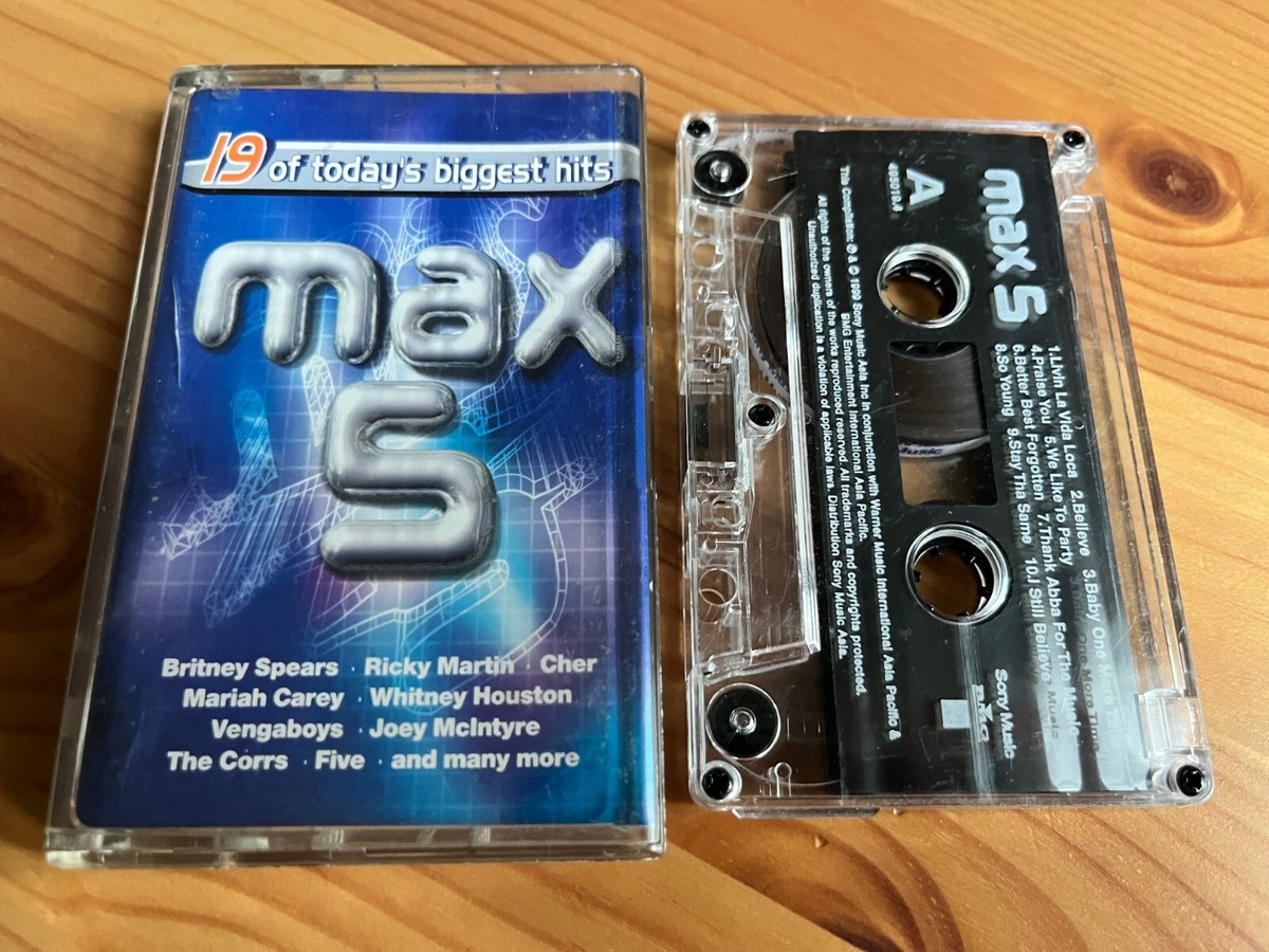 Max 5 Pop Compilation (1999) Cassette Tape Vengaboys Blondie