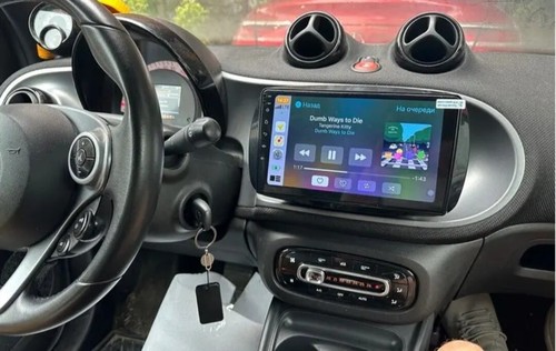 Navigatore 5G GPS Smart 453 Fortwo Forfour Brabus EQ CarPlay Android 14 QLED 8GB - Foto 4 di 24