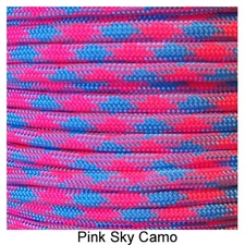 Neon Cotton Candy Paracord 100 Foot 550 lb Bracelet Camping Survival Kit Rope