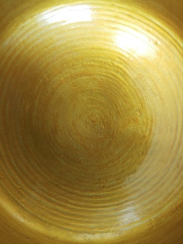 Drei handbemalte Vintage Holz oder Pappmaché Becher - Bild 8 von 11