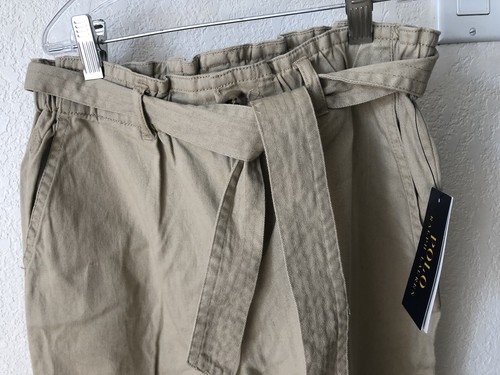 NWT Polo Ralph Lauren Girl's cotton woven Belt/Loops Pants Sz L Org $55 - Picture 4 of 5