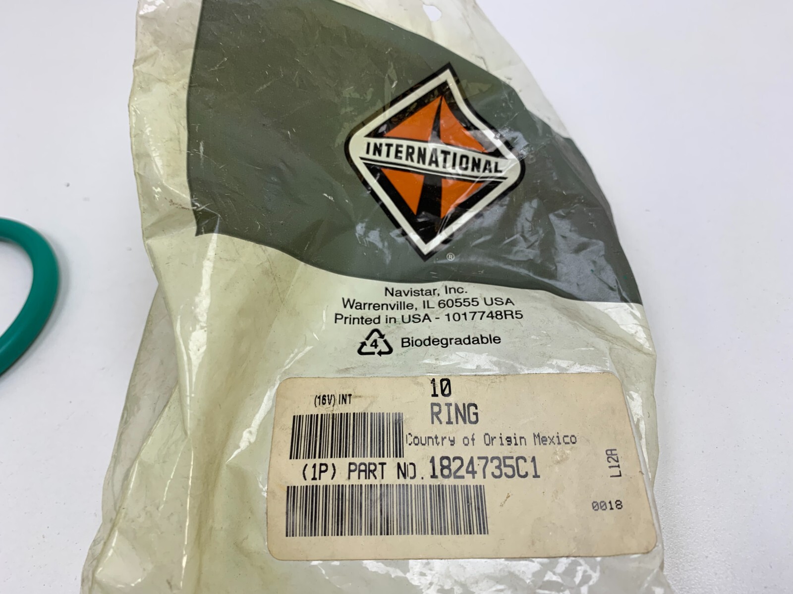 OB 2 PACK Genuine International 1824735C1 Oil Cooler O-Ring Seal 