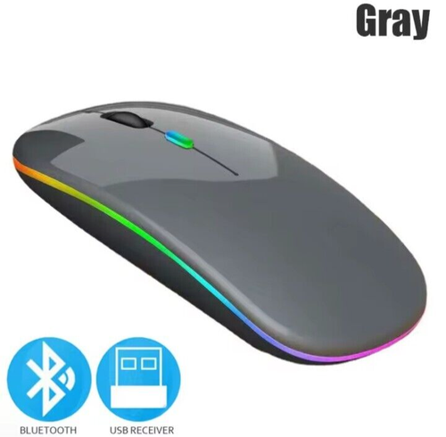 Mouse Recarregável Bluetooth 2.4GHz 1600 dpi Dual Mode - Picture 3 of 7