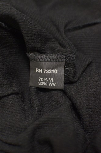 IVAN GRUNDAHL Black Asymmetric Dress Size M lightweight thin rib knit stretch - Picture 7 of 7