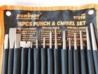 Horusdy 16-Piece Punch And Chisel Set, Including Taper Punch, Cold Chisels, Pin