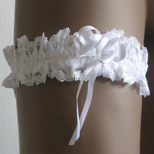 Tirante Millesia Diamante Encaje Elegante Boda Talla Cómoda Blanco - Imagen 4 de 4