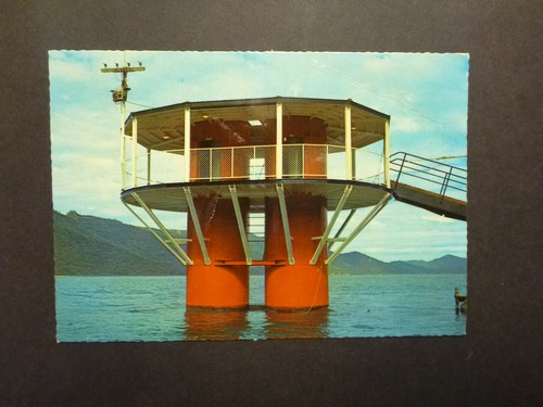 RETRO AUSTRALIAN POSTCARD- HOOK Is UNDERWATER OBSERVATORY, QLD