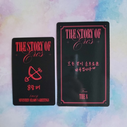 SEVENTEEN 2023 Season's Greeting Photo card Fortune card SVT K-POP PC - Picture 86 of 130