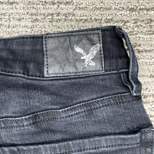 American Eagle Size 0s Girls Jeans Jegging High Rise Super Stretch Skinny Denim - Picture 8 of 14