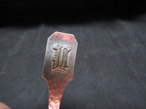 1909 Sterling Baby Pusher Shreve Norman gehämmertes Muster RAR! - Bild 3 von 7
