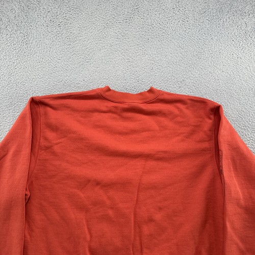Vintage Adidas Long Live Sport Orange Pullover Sweatshirt Men’s Size XL - Picture 12 of 13