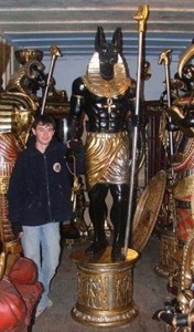 8 ft life size egyptian grand ruler anubis statue ebay life size ruler