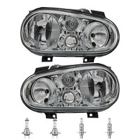 Scheinwerfer Set Rechts & Links H1/H7 FüR VW Golf IV 1J1 1J5 1E7 Inkl. Lampen