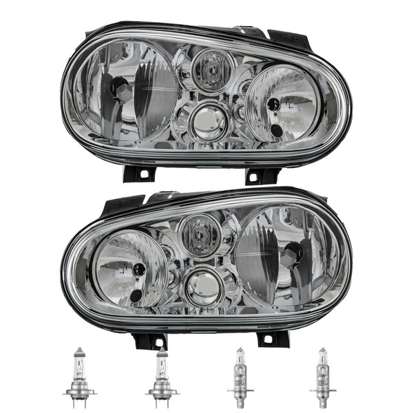 Scheinwerfer Set Rechts & Links H1/H7 FüR VW Golf IV 1J1 1J5 1E7 Inkl. Lampen-image