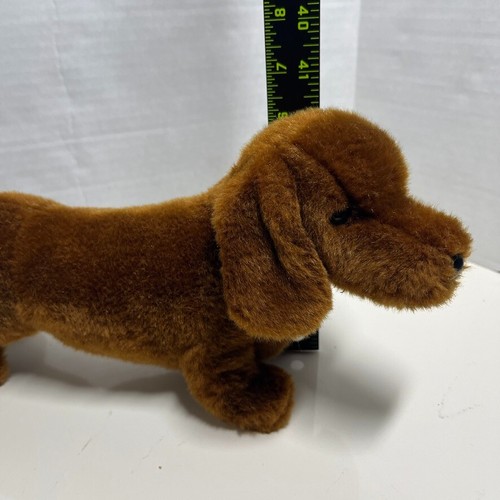 Douglas Cuddle Toy Dachshund Mini Brown Sausage Weenie Dog Stuffed Animal Toy - Picture 13 of 15