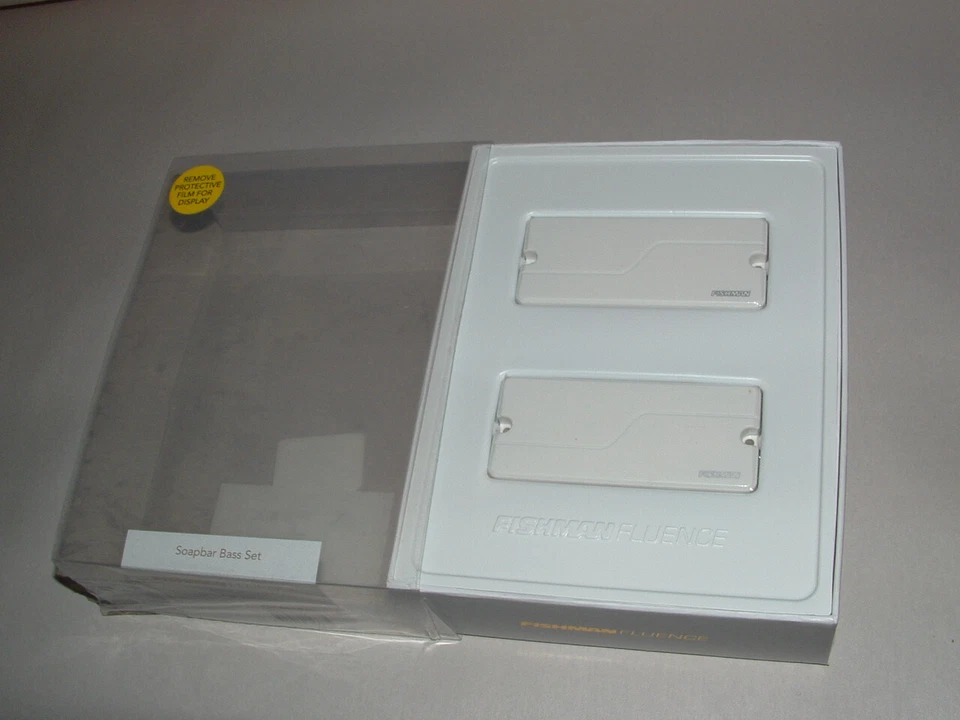 Juego de pastillas de jabón para bajo Fishman Fluence PRF-BS4-SW2 4 cuerdas 3 voces (blanco) Foto 3 de 3