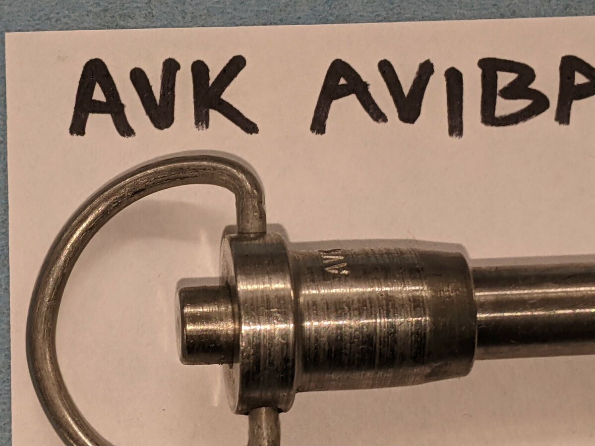 NOS AVK Avibank Quick Release Pin - 5R2.50 - 5/16 NOS AVK Avibank Quick Release Pin - 5R2.50 - 5/16