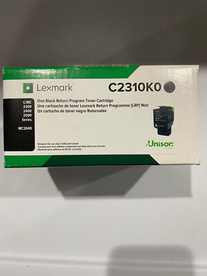 C2310K0 Toner, 1,000 Page-Yield, Black C2310K0 Toner, 1,000 Page-Yield, Black